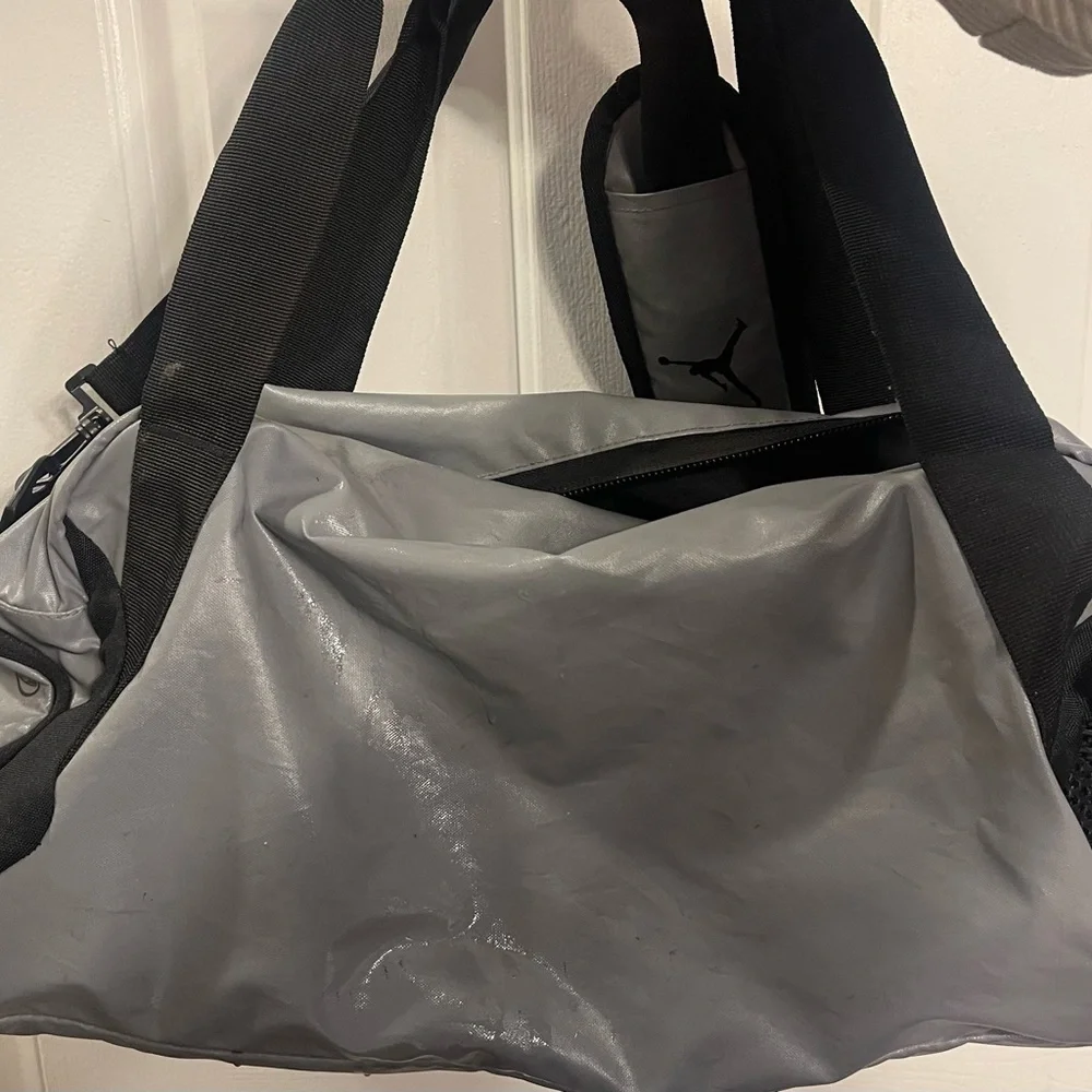 Jordan Classic Black and Gray Duffel Bag